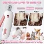 Pet Cat Dog Nail Clipper Cutter Adjustable Hole with Nail File To Avoid Excessive Cutting Professional Grooming Tool - Image 6
