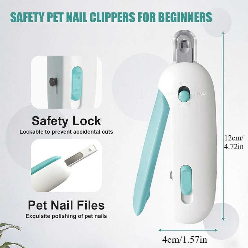 Pet Cat Dog Nail Clipper Cutter Adjustable Hole with Nail File To Avoid Excessive Cutting Professional Grooming Tool Pet Cat Dog Nail Clipper Cutter Adjustable Hole with Nail File To Avoid Excessive Cutting Professional Grooming Tool