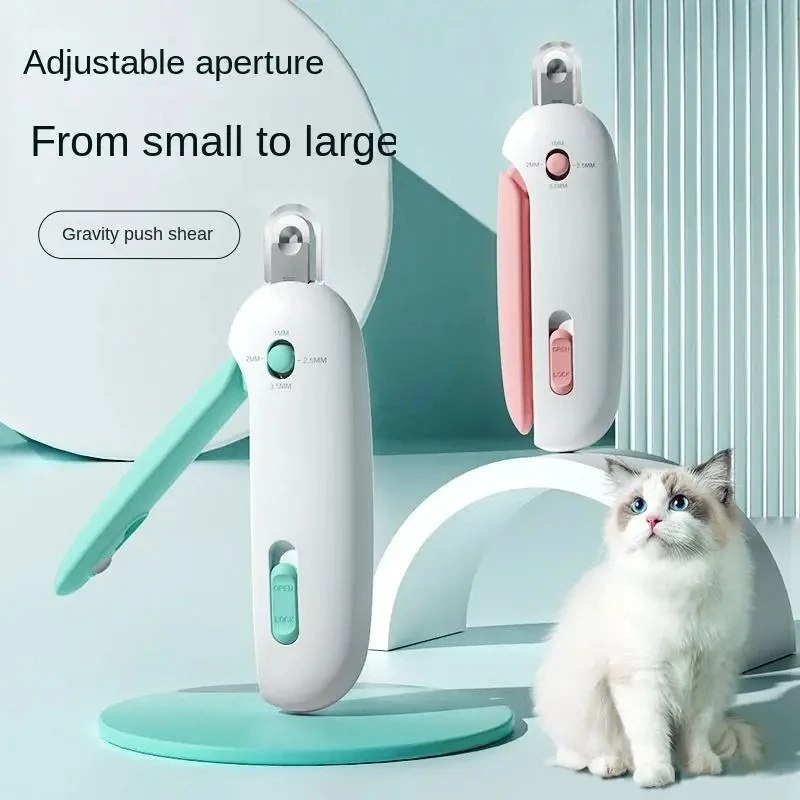 Pet Cat Dog Nail Clipper Cutter Adjustable Hole with Nail File To Avoid Excessive Cutting Professional Grooming Tool Pet Cat Dog Nail Clipper Cutter Adjustable Hole with Nail File To Avoid Excessive Cutting Professional Grooming Tool