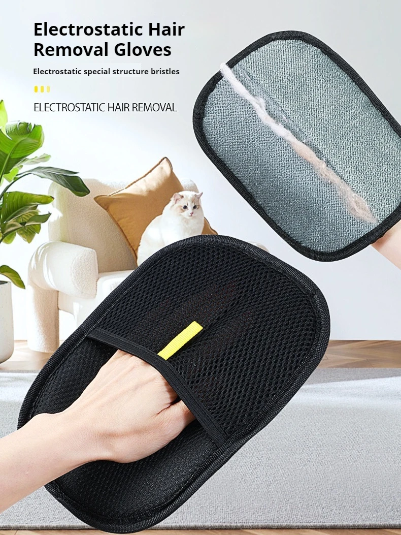Pet hair glove removal Cat Grooming Reusable Electrostatic Dedusting Brush Dog Hair Remover for Couch Carpet Clothes Washable Pet hair glove removal Cat Grooming Reusable Electrostatic Dedusting Brush Dog Hair Remover for Couch Carpet Clothes Washable
