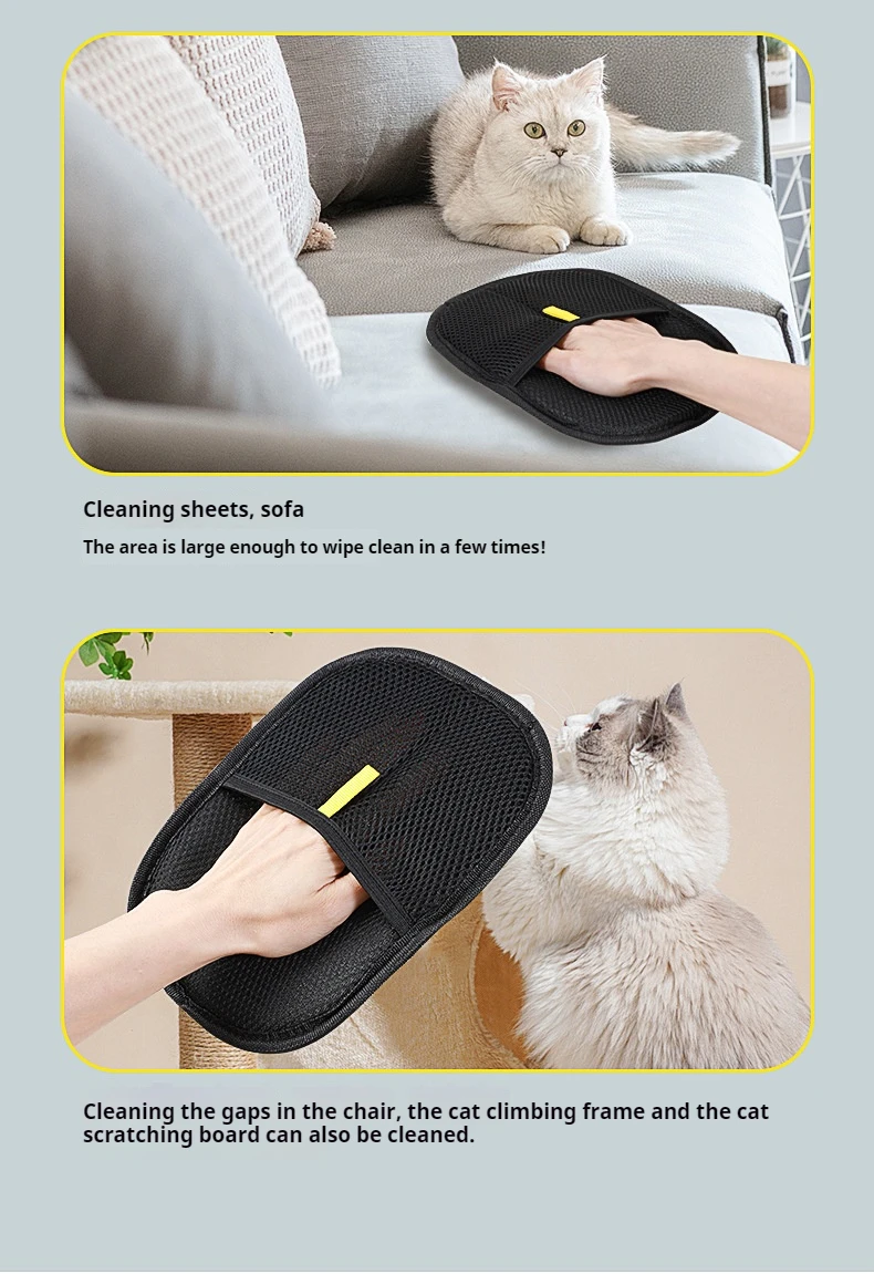 Pet hair glove removal Cat Grooming Reusable Electrostatic Dedusting Brush Dog Hair Remover for Couch Carpet Clothes Washable Pet hair glove removal Cat Grooming Reusable Electrostatic Dedusting Brush Dog Hair Remover for Couch Carpet Clothes Washable