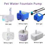 USB Replace Water Pump for Pet Cat Dog Water Fountain Pump Cat Water Dispenser Dog Water Dispenser Fish Tank Submersible Pump