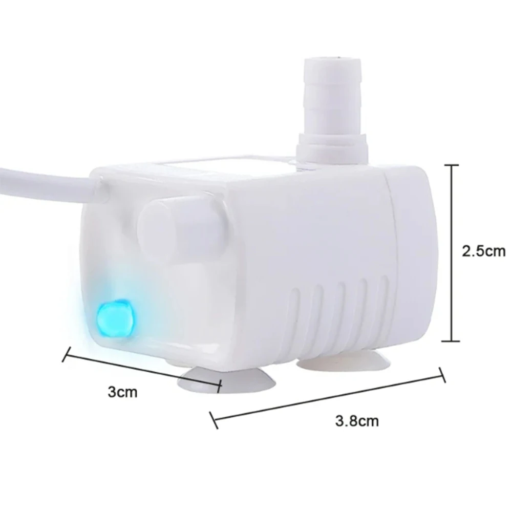 USB Replace Water Pump for Pet Cat Dog Water Fountain Pump Cat Water Dispenser Dog Water Dispenser Fish Tank Submersible Pump