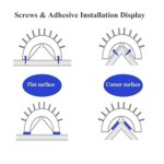 Cat Brush Comb Cat Toy with Catnip Cat Wall Brush Corner Cat Scratcher Massage Self Groomer Comb Pet Brush Corner cat scrubber - Image 4