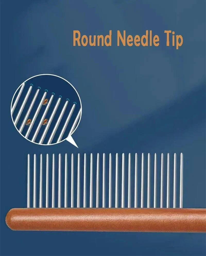 Hair Cats Accessories Handle Cats Remover Pet Cleaning Pets Brush Massager for Stainless Things Grooming Dog Comb. Tools Dogs