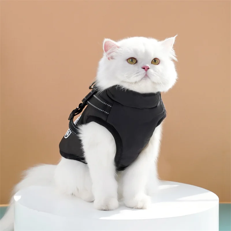 Thick and warm pet clothes, dog and cat cotton coats, winter chest and back, cat cotton vests, dog supplies Thick and warm pet clothes, dog and cat cotton coats, winter chest and back, cat cotton vests, dog supplies