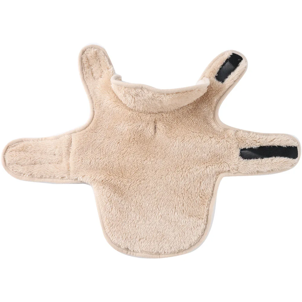 Cute Pet Jacket Coat Adjustable Soft High Neck Kitten Apparel Reversible Warm Fleece Autumn Winter Costume For Small Cats Sphynx