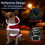 Reversible Cat Clothes For Small Medium Cats Dogs Winter Warm Fleece Cat Jacket Reflective Kitten Costume Sphynx Vest Pet Coat - Image 3