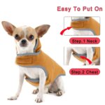 Reversible Cat Clothes For Small Medium Cats Dogs Winter Warm Fleece Cat Jacket Reflective Kitten Costume Sphynx Vest Pet Coat - Image 2