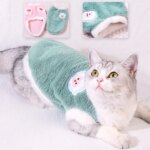 Soft Cat Clothes For Small Medium Dog Cats Pets Warm Kittens Clothes for Winter Kitten Small Kitten Stuff Clothing Vests