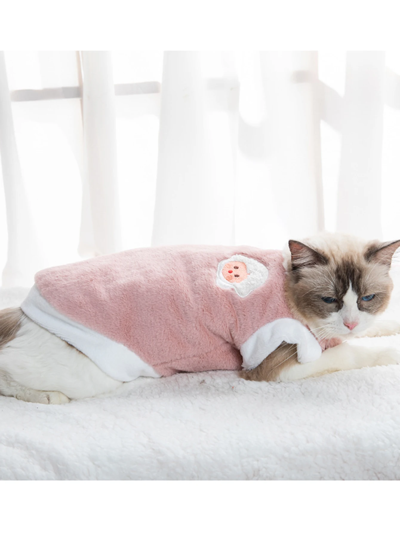 Soft Cat Clothes For Small Medium Dog Cats Pets Warm Kittens Clothes for Winter Kitten Small Kitten Stuff Clothing Vests Soft Cat Clothes For Small Medium Dog Cats Pets Warm Kittens Clothes for Winter Kitten Small Kitten Stuff Clothing Vests