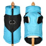 Pet Clothes With D-ring Warm Cat Vest For Winter For Small Medium Dog Cats Coat With High Collar Waterproof Kitty Sphynx Costume - Image 2