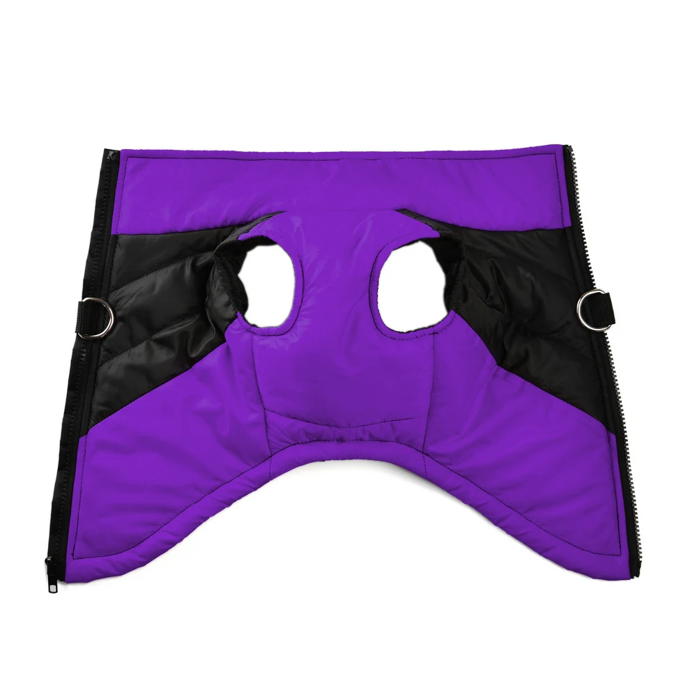 Pet Clothes With D-ring Warm Cat Vest For Winter For Small Medium Dog Cats Coat With High Collar Waterproof Kitty Sphynx Costume Pet Clothes With D-ring Warm Cat Vest For Winter For Small Medium Dog Cats Coat With High Collar Waterproof Kitty Sphynx Costume