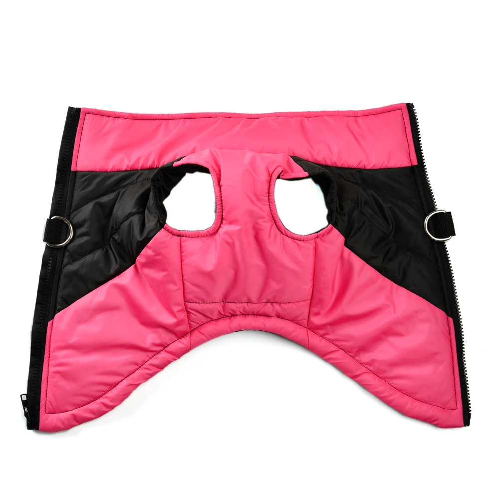 Pet Clothes With D-ring Warm Cat Vest For Winter For Small Medium Dog Cats Coat With High Collar Waterproof Kitty Sphynx Costume Pet Clothes With D-ring Warm Cat Vest For Winter For Small Medium Dog Cats Coat With High Collar Waterproof Kitty Sphynx Costume