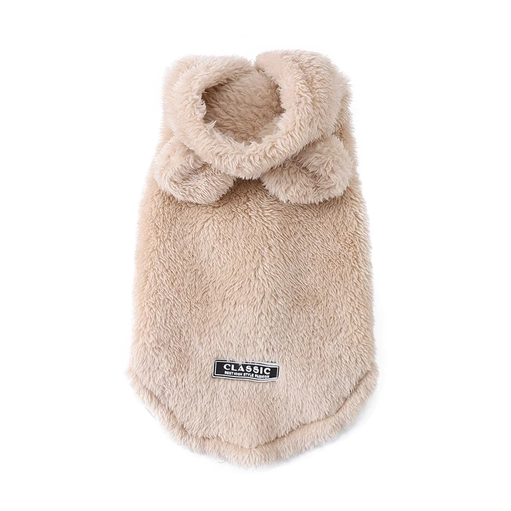Winter Pet Sweater Coat Cute Ear Soft Hoddie Kitten Clothes Cozy Fleece Costume For Small Dogs Cats Sphynx Cat Yorkshire Outfits Winter Pet Sweater Coat Cute Ear Soft Hoddie Kitten Clothes Cozy Fleece Costume For Small Dogs Cats Sphynx Cat Yorkshire Outfits