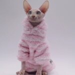 DUOMASUMI Winter Sweater for  Sphynx Cat Clothes Fashion Soft Cat Clothing Comfort thickened Hairless Cat Outfits - Image 5