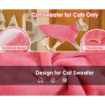 TONG Warm and Soft Four-Legged Hoodie for Winter Hairless Cat Clothes for Sphynx Cats Devon Rex Cornish - Image 2