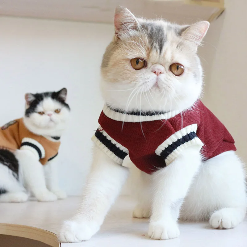 Cat Dog Sweater Pullover Winter Pet Clothes for Small Dogs Cat Vest Puppy Jacket Pet Cat Clothing Kitty Costume Ubranka Dla Psa Cat Dog Sweater Pullover Winter Pet Clothes for Small Dogs Cat Vest Puppy Jacket Pet Cat Clothing Kitty Costume Ubranka Dla Psa