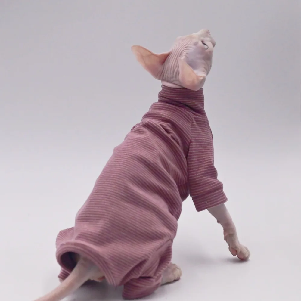 Hairless Cat Clothes Warm and Soft Four-Legged Hoodie for Sphynx Cats for Autumn and Winter for Devon Rex, Cornish Hairless Cat Clothes Warm and Soft Four-Legged Hoodie for Sphynx Cats for Autumn and Winter for Devon Rex, Cornish