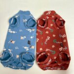 Cotton Jumpsuit for Sphynx Cat Clothes Short Sleeve Warm Coat For Devon Rex Soft Cartoon Undershirt For Kittens in Autumn Spring - Image 5