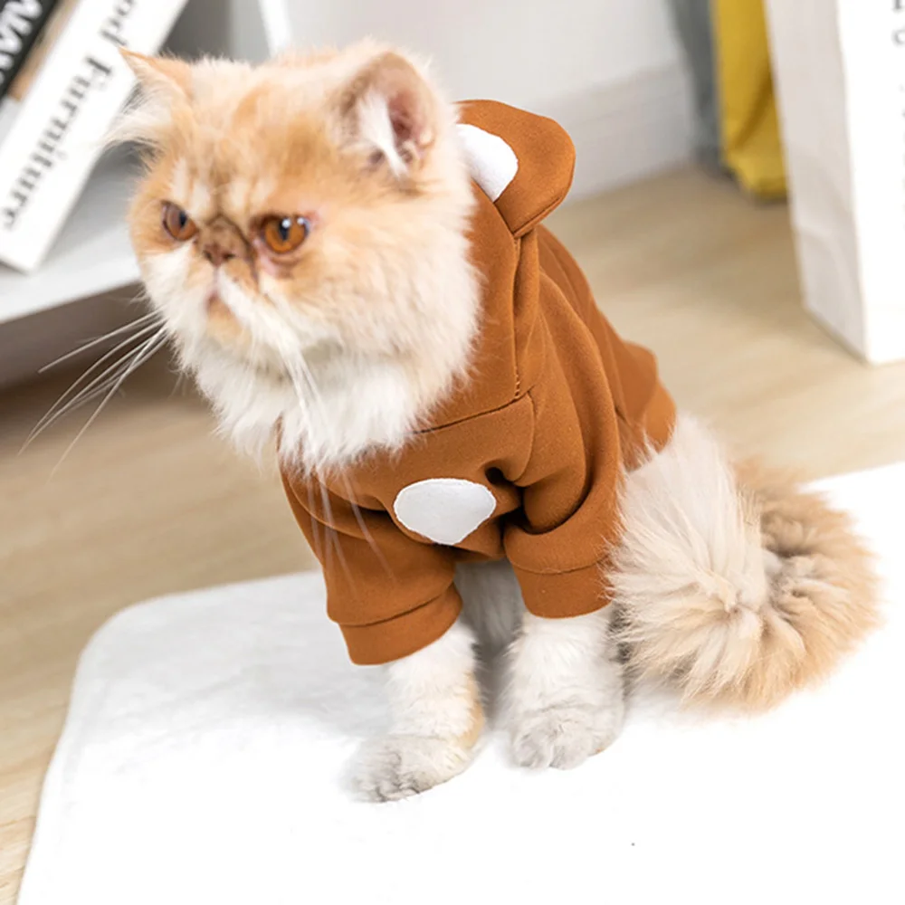 Cute Hairless Cat Clothes Winter Pet Costumes for Cats Kitten Sphynx Hoodie Sweater mascotas Outfits Dog Clothing katten kleding Cute Hairless Cat Clothes Winter Pet Costumes for Cats Kitten Sphynx Hoodie Sweater mascotas Outfits Dog Clothing katten kleding