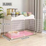Cat Cage for Home Use, Indoor Pet Cat Large Space, Luxurious Small Cat House, Three-Story Multi-Cat Portable Assembly Empty Cage - Image 3