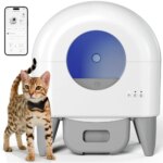 Automatic Self Cleaning Litter Box | Large Capacity for Multiple Cats | App Control with Safety Protection to Ensure Pet Safety
