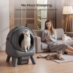 Self Cleaning Litter Box for Multiple Cats | Automatic with App Control | Odor-Free Waste Disposal & Dual Safety Sensors - Image 6