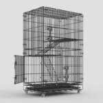 Cat Cage Movable Cat Nest with Toilet Cattery Cat Room Double Layer Three Layers and Four Layers Cat Villa - Image 3