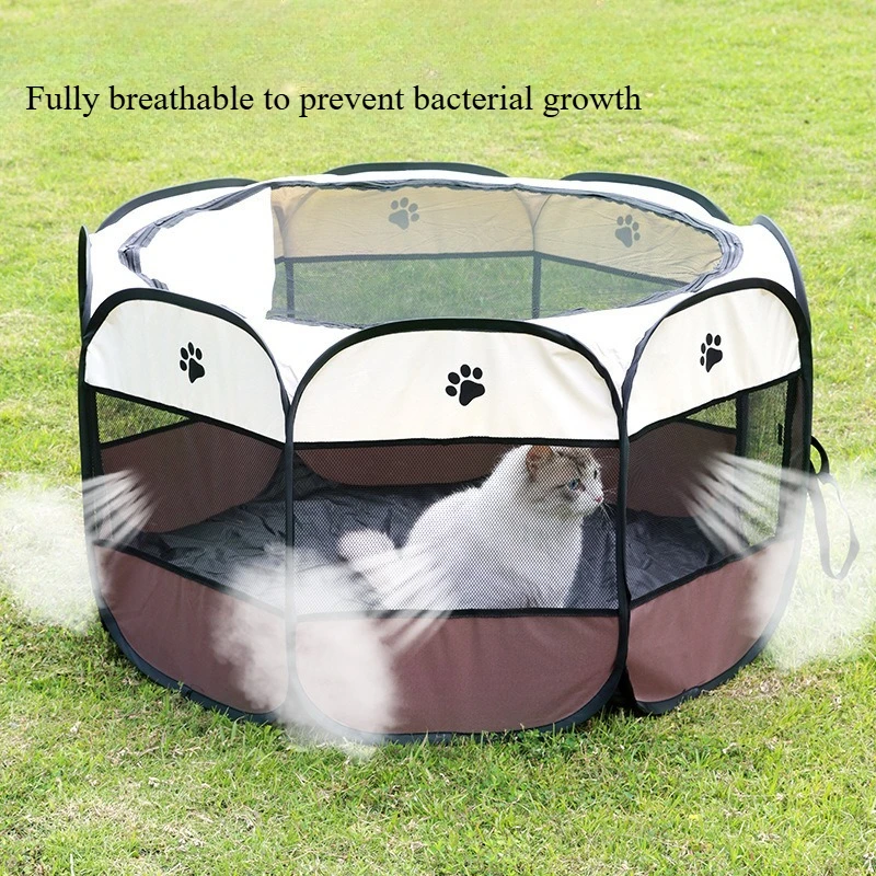 Pet Tent Fence Pet Supplies Cat Pets Nest Breathable Large Cat Cage Pet Delivery Room 대형 고양이 화장실 barrière chat extérieur