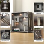 Customizable Luxury Wooden Cat Villa Big Pet Play Cage House for 2 Cats for Indoors Living Room - Image 3