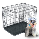 24" Pet Kennel Cat Dog Folding Steel Crate Animal Playpen Wire Metal - Image 6