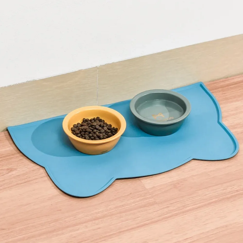 Food Grade Silicone Cats Anti-dirty Easy to Clean Cats and Dog Bowl Mats Water Proof Waterproof and Leak-proof Pad Anti-slip Pet Food Grade Silicone Cats Anti-dirty Easy to Clean Cats and Dog Bowl Mats Water Proof Waterproof and Leak-proof Pad Anti-slip Pet