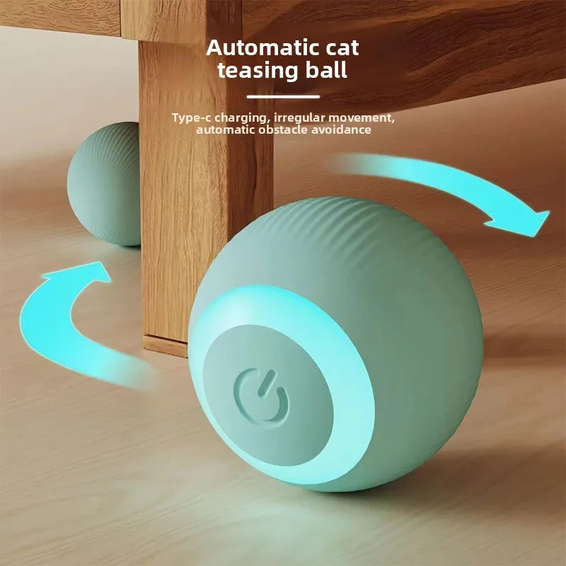 27691-82h02k.jpg Smart Electric Cat Toy Rolling Ball Chew Proof Interactive Pet Toy for Cats - Image 1