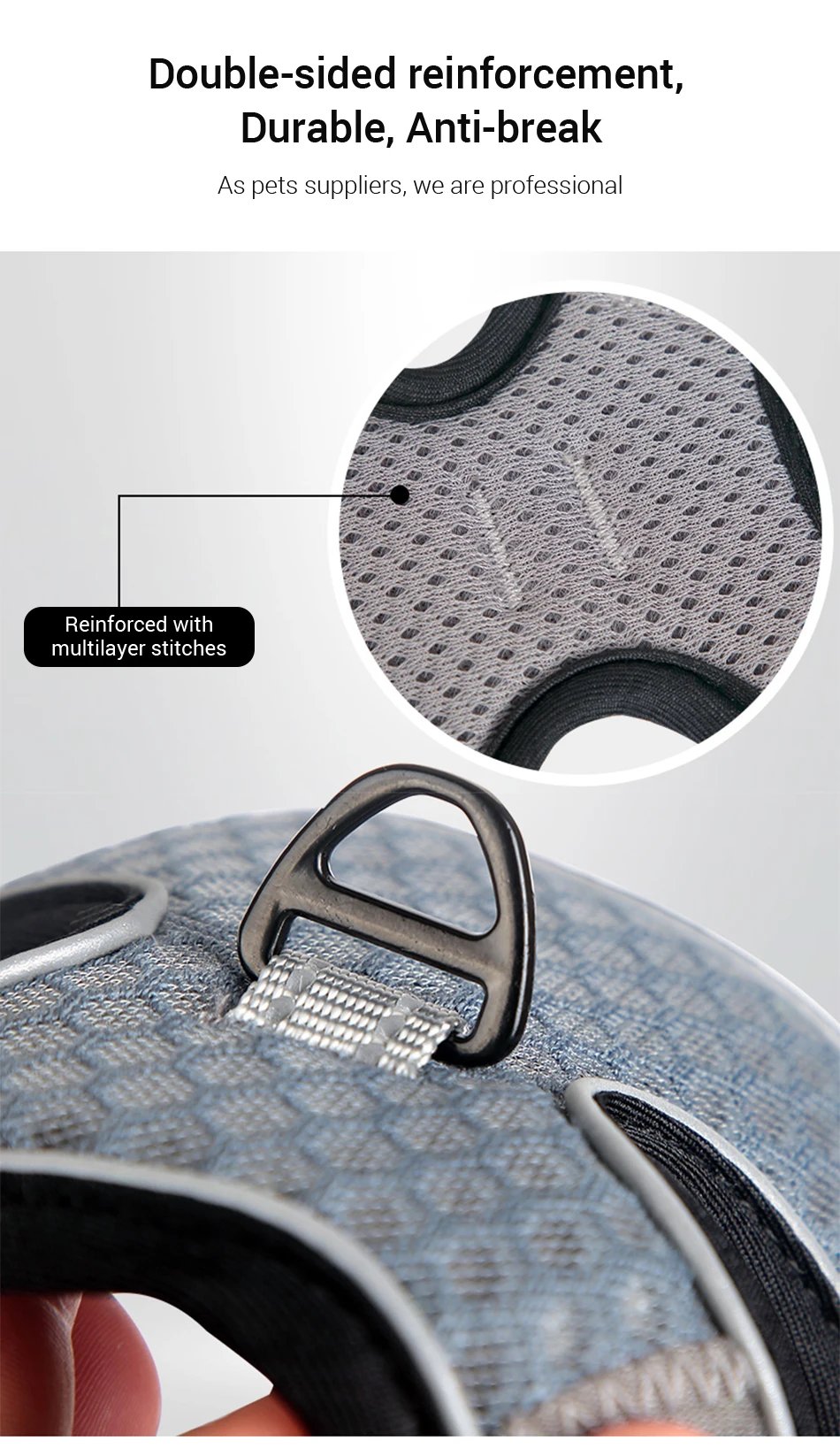 ATUBAN Cat Harness and Leash for Walking, Small Cat Harness Escape Proof Cat Harness Large, Adjustable Cat Harness Reflective