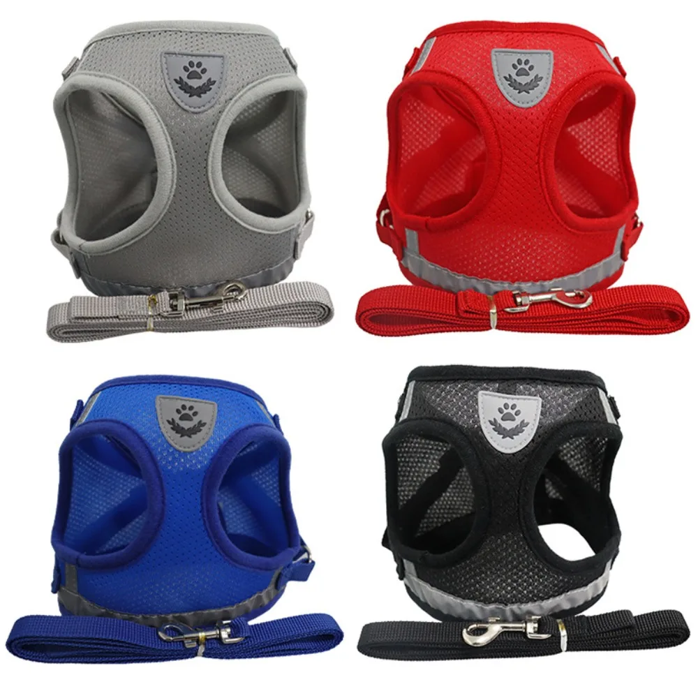 Cat Harness Lead Leash Set Adjustable Reflective Escape Proof Pet Mesh Vest Harness Puppy Dog Collar Small Dog Cat Pet Supplies Cat Harness Lead Leash Set Adjustable Reflective Escape Proof Pet Mesh Vest Harness Puppy Dog Collar Small Dog Cat Pet Supplies