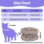 A colorful and fashionable pet warm collar and waterproof scarf for cats to prevent licking and biting after sterilization surge - Image 3