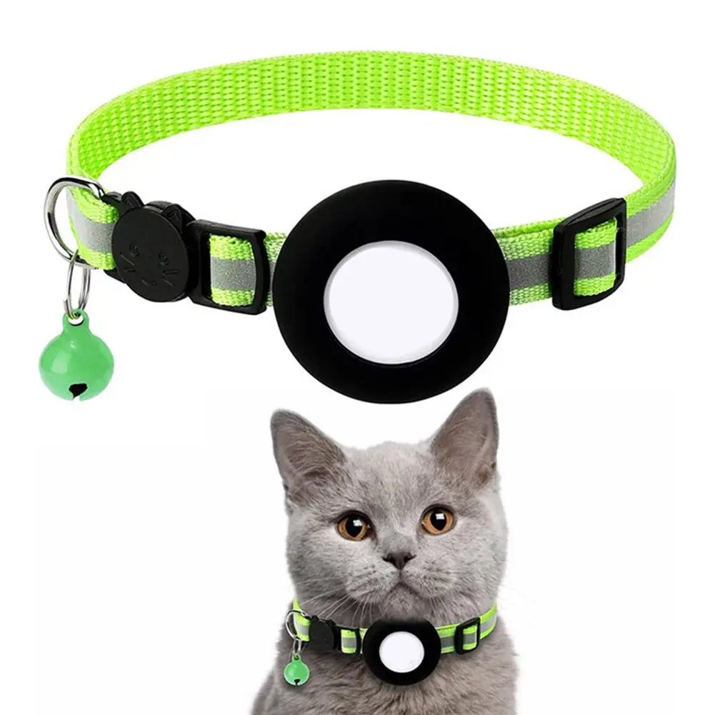 Airtag Case Collar for Cats with Protective Case for Anti Lost Locator Tracker Dog Accessories Reflective Pet Collars