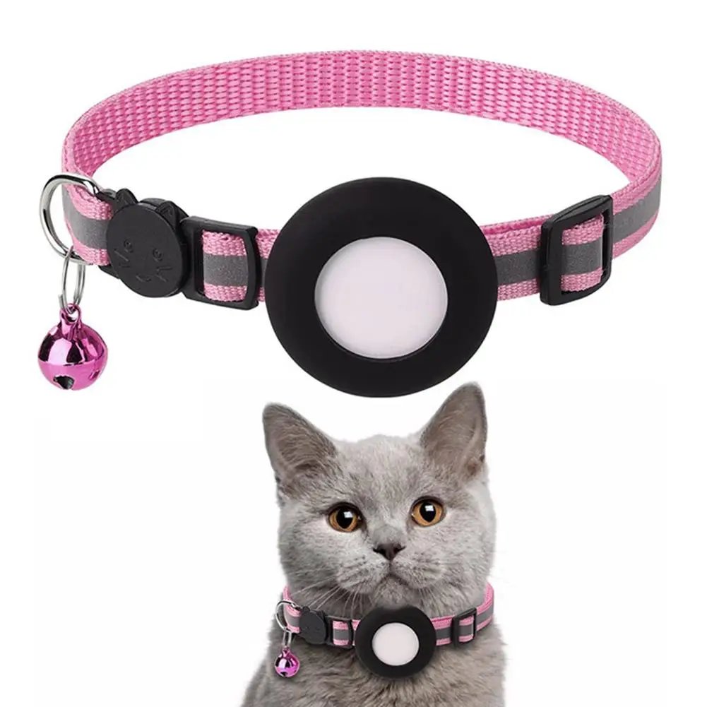 Airtag Case Collar for Cats with Protective Case for Anti Lost Locator Tracker Dog Accessories Reflective Pet Collars