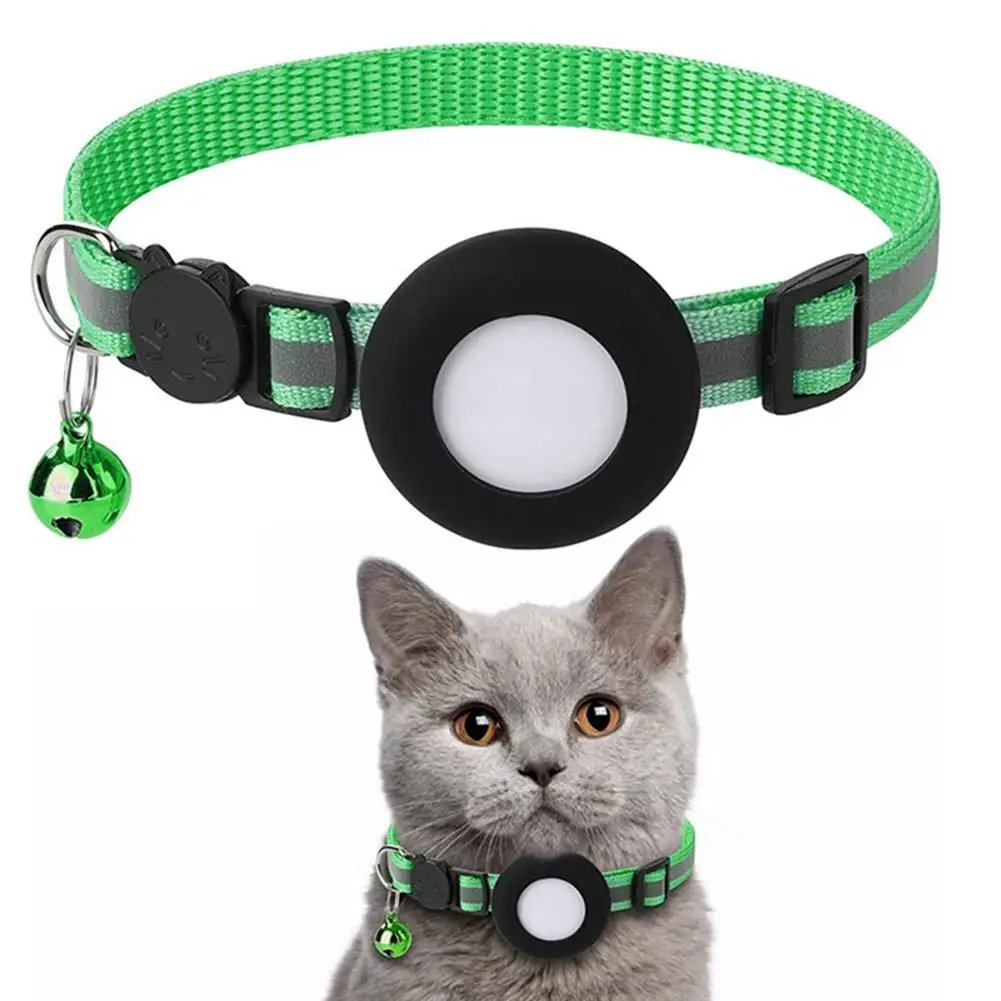 Airtag Case Collar for Cats with Protective Case for Anti Lost Locator Tracker Dog Accessories Reflective Pet Collars