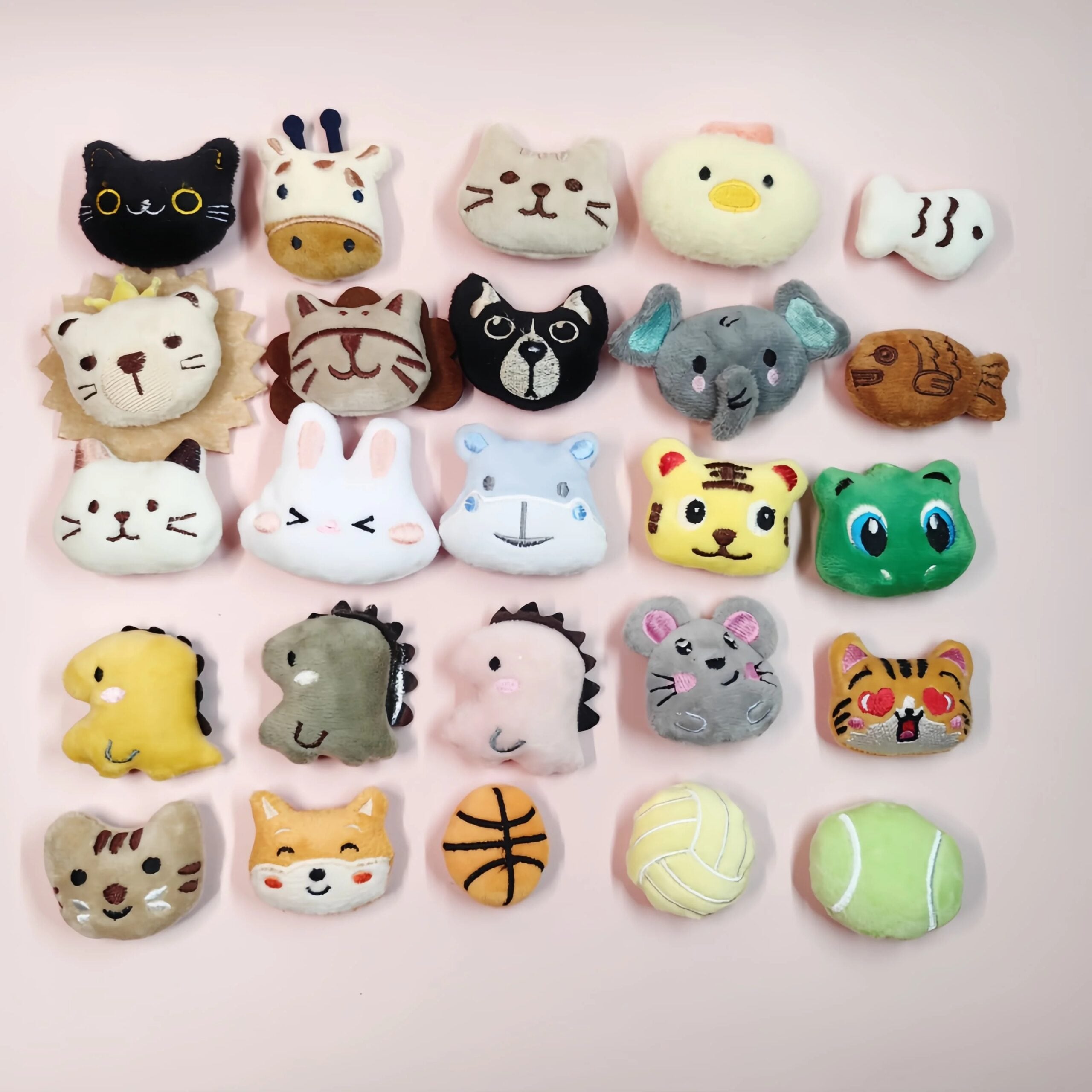 Pet Cute Plush Toy Set Cat Toy With Catmint Kitten Catnip Toy With Scent Cat Mini Catnip Toy Chewing Teeth Grinding Pet Supplies