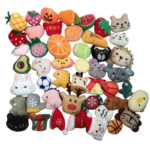 Pet Cute Plush Toy Set Cat Toy With Catmint Kitten Catnip Toy With Scent Cat Mini Catnip Toy Chewing Teeth Grinding Pet Supplies - Image 4