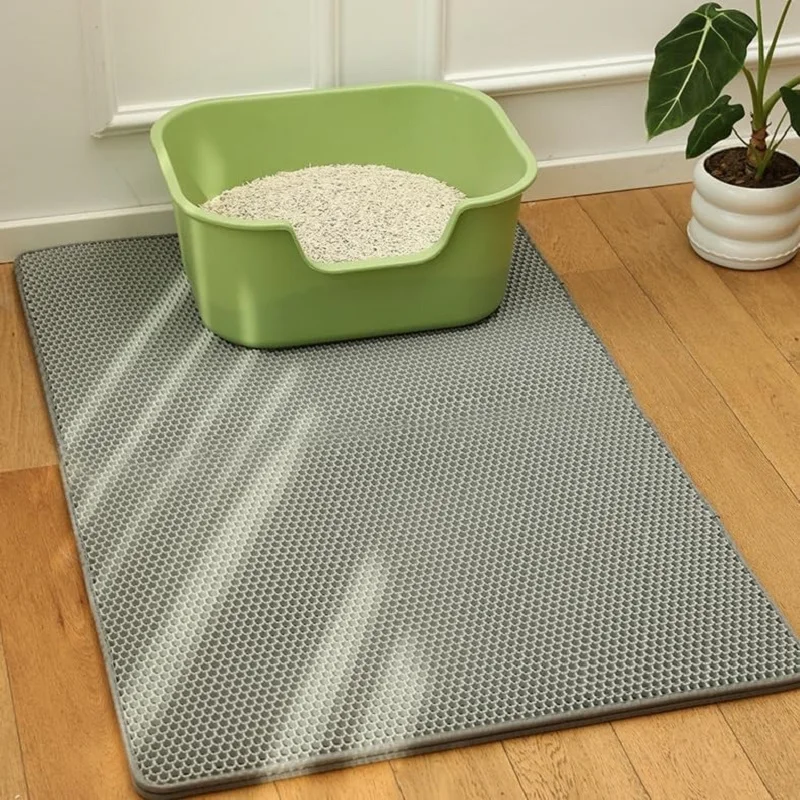 Cat Litter Mat Double Layer Pet Litter Box Waterproof Pet Mat Non-slip Sand Cat Pad Washable Bed Mat Clean Pad Products Cat Litter Mat Double Layer Pet Litter Box Waterproof Pet Mat Non-slip Sand Cat Pad Washable Bed Mat Clean Pad Products