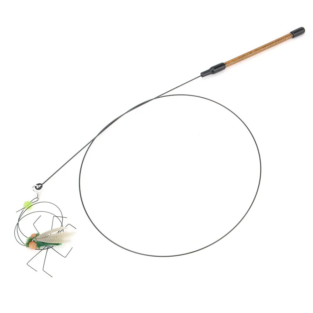 5pcs Simulation Small Flying Insects Replacement Accessories for Cat Teasers Toys Kitten Feather Toys Pet Supplies