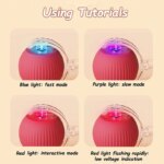 Cat Interactive Ball Toys Automatic Rolling Ball Faux Tail Rechargeable Smart Pet Electric Toy Dog Cat Training Imitate Mouse - Image 6