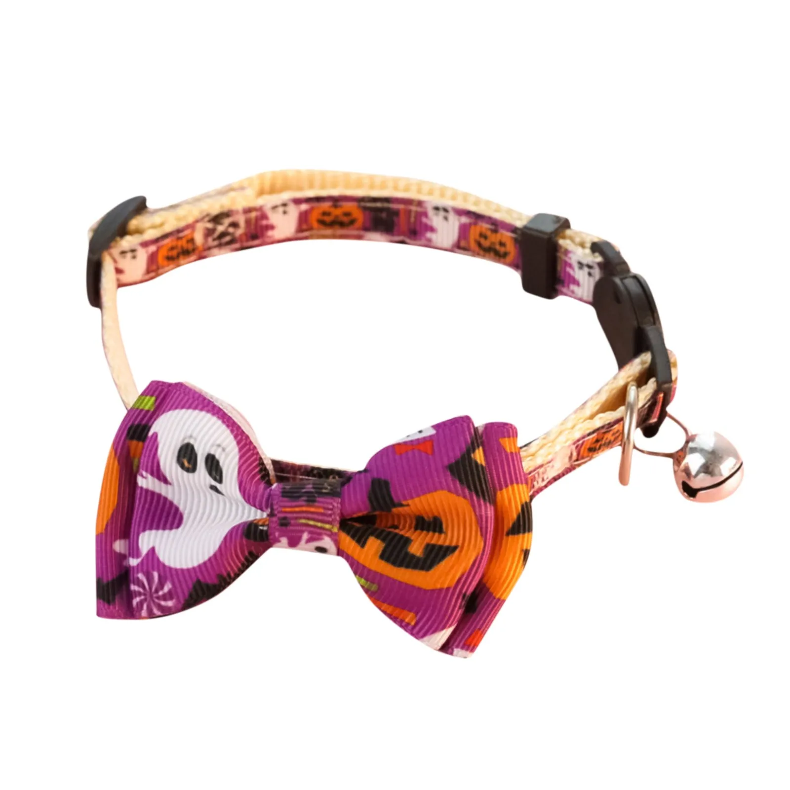 Happy Halloween Cat Collar With Bell Bowknot Puppy Kitten Necklace Adjustable Safety Buckle Strap Chihuahua Bow Tie Pet Supplies Happy Halloween Cat Collar With Bell Bowknot Puppy Kitten Necklace Adjustable Safety Buckle Strap Chihuahua Bow Tie Pet Supplies