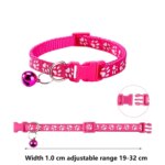Cat Collar with Bell Necklace for Cat Strap Kitten Collar Armrests for Pets Breakaway Collar Anti-strangling Cat Necklace - Image 5