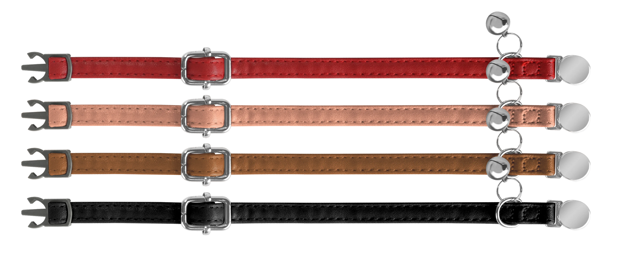 Personalized Engraved Cat Collar Leather Safety Breakaway Collars Adjustable Custom Kitten Necklace With Bell Anti-lost Pet Cats Personalized Engraved Cat Collar Leather Safety Breakaway Collars Adjustable Custom Kitten Necklace With Bell Anti-lost Pet Cats