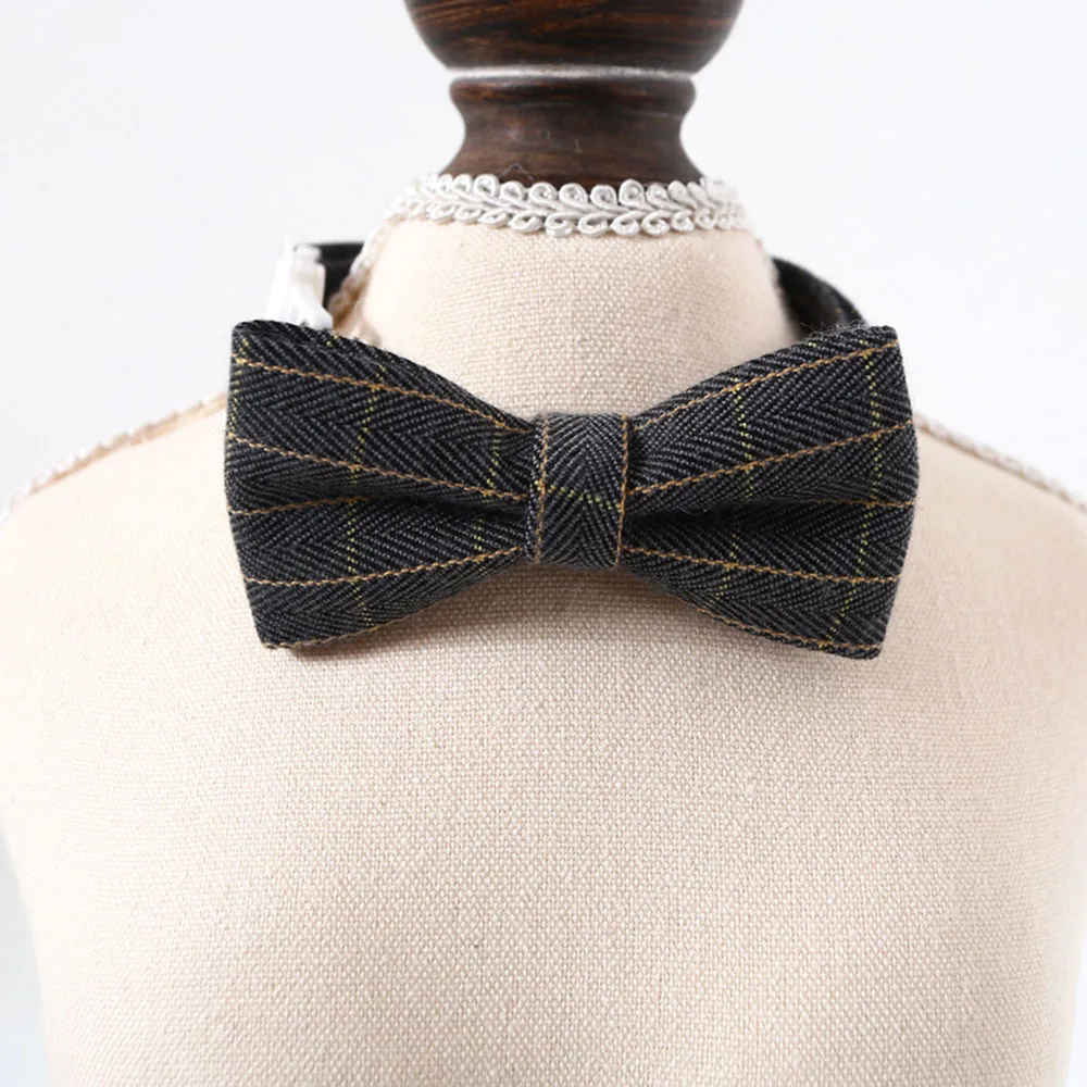 Pet Accessories for Dogs Cats Bowtie British Style Puppy Plaid Tie Breakaway Bowknot Collar for Small Dog Cat Gentleman Costume Pet Accessories for Dogs Cats Bowtie British Style Puppy Plaid Tie Breakaway Bowknot Collar for Small Dog Cat Gentleman Costume