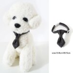 Pet Accessories for Dogs Cats Bowtie British Style Puppy Plaid Tie Breakaway Bowknot Collar for Small Dog Cat Gentleman Costume - Image 5